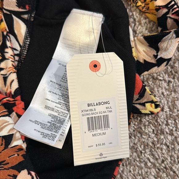 NWT - Billabong Multicolor Floral Bikini - Picture 10 of 11